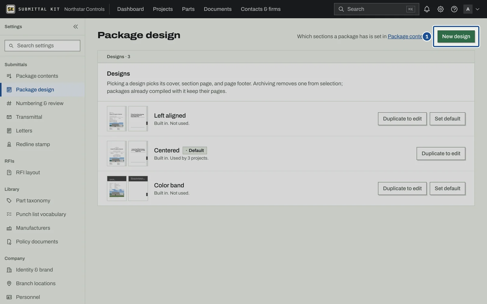 Cover Pages, step 1: the screen with the control outlined