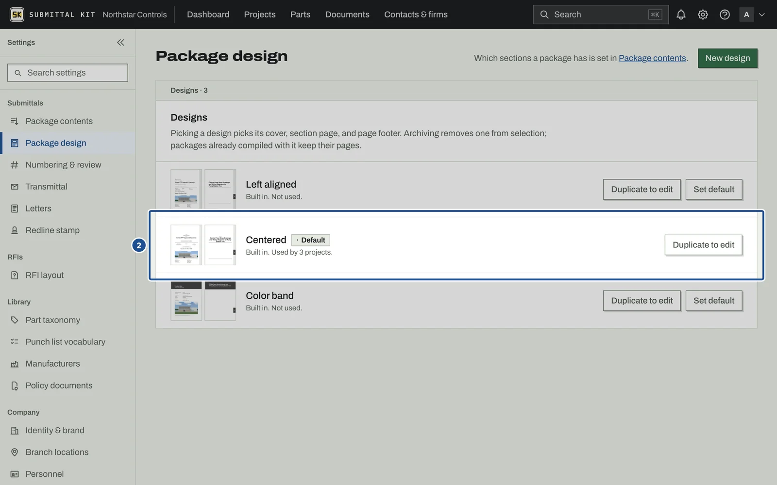 Cover Pages, step 2: the screen with the control outlined