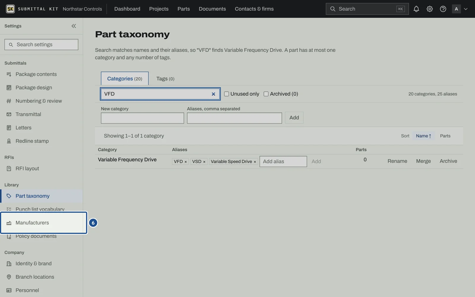 Library Vocabulary, step 6: the screen with the control outlined
